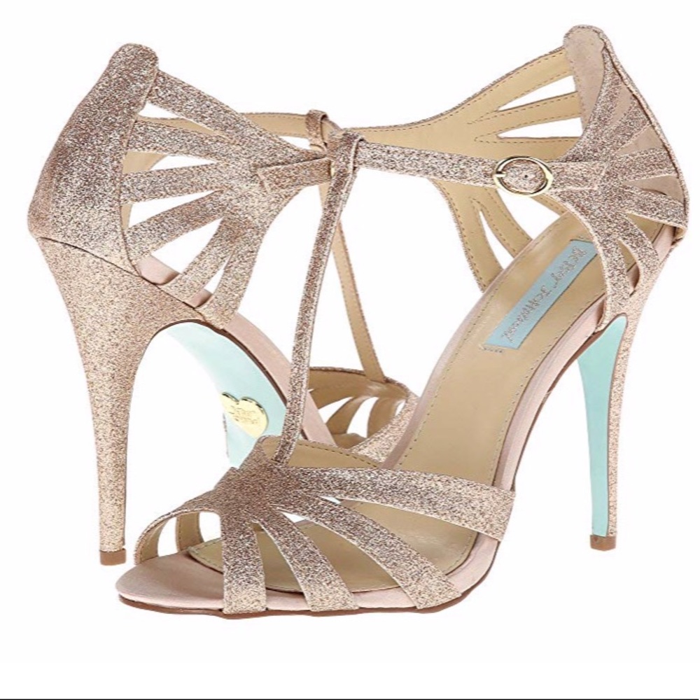 Champagne Heels | Blue by Betsey Johnson